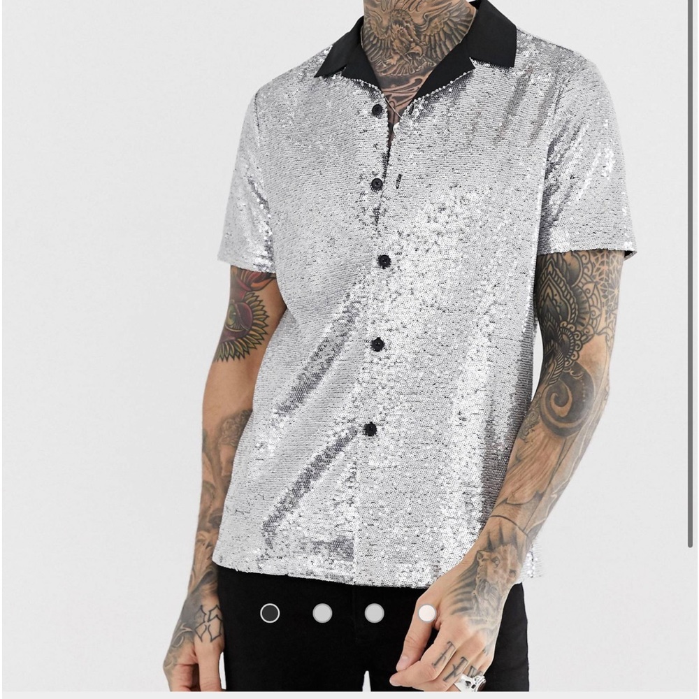 NWT ASOS DESIGN SEQUIN TOP SIZE 2XL